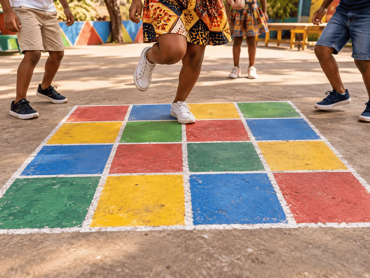 Amarelinha africana ou Teca Teca: você conhece a brincadeira?