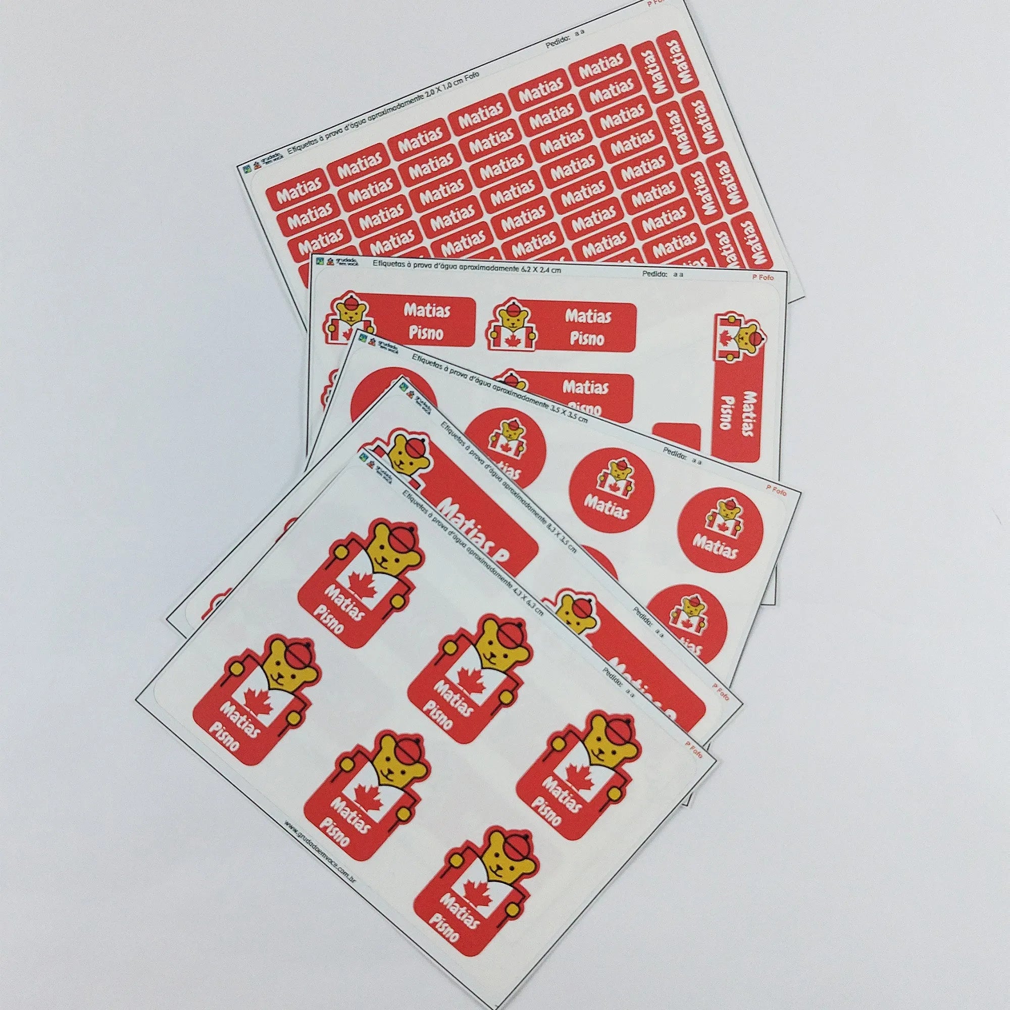 Etiquetas Kit Super Fofo - Maple Bear