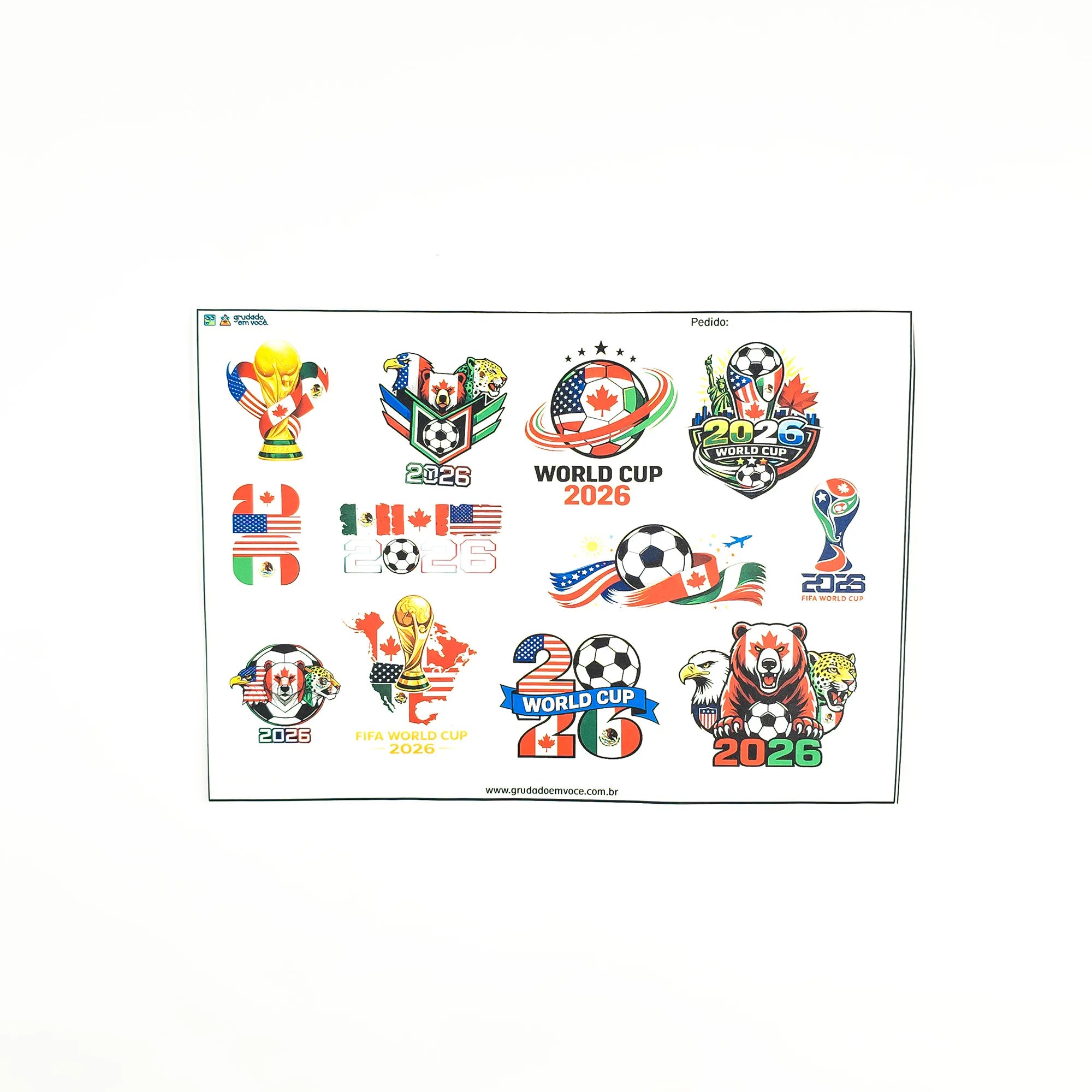 Adesivos Copa Do Mundo 2026