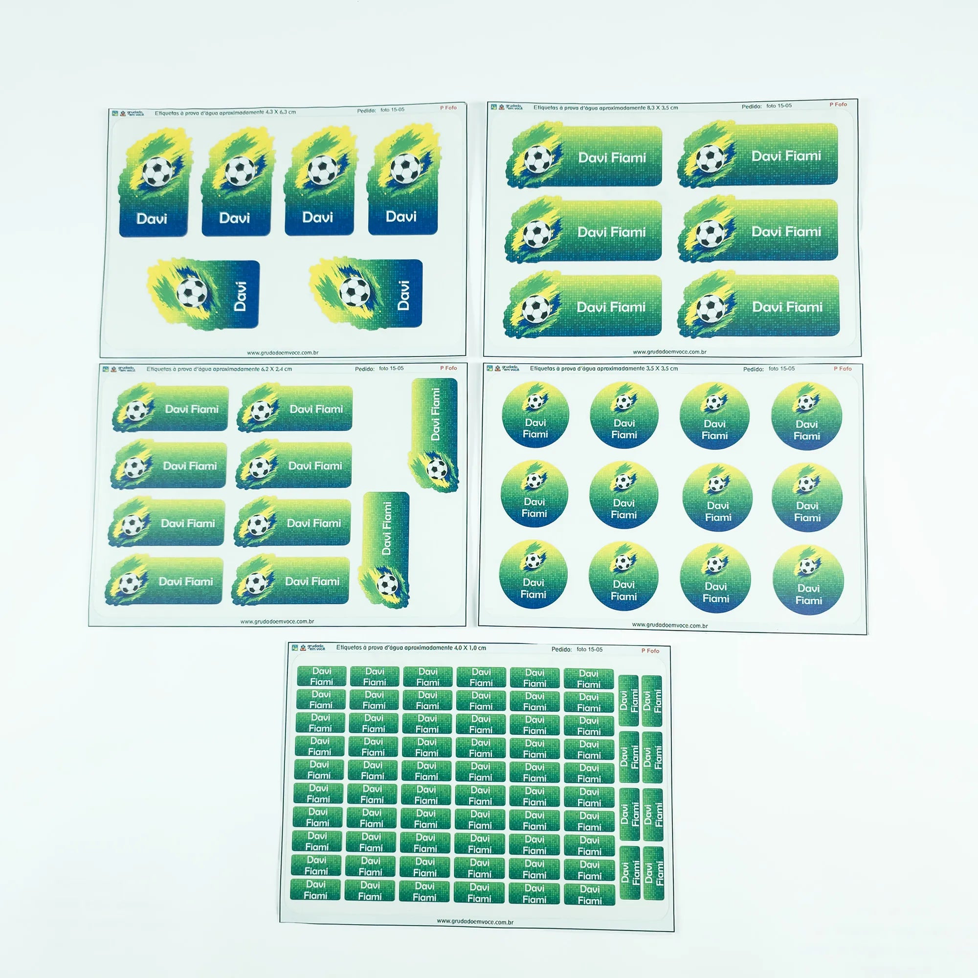 Etiquetas Kit Super Fofo Futebol