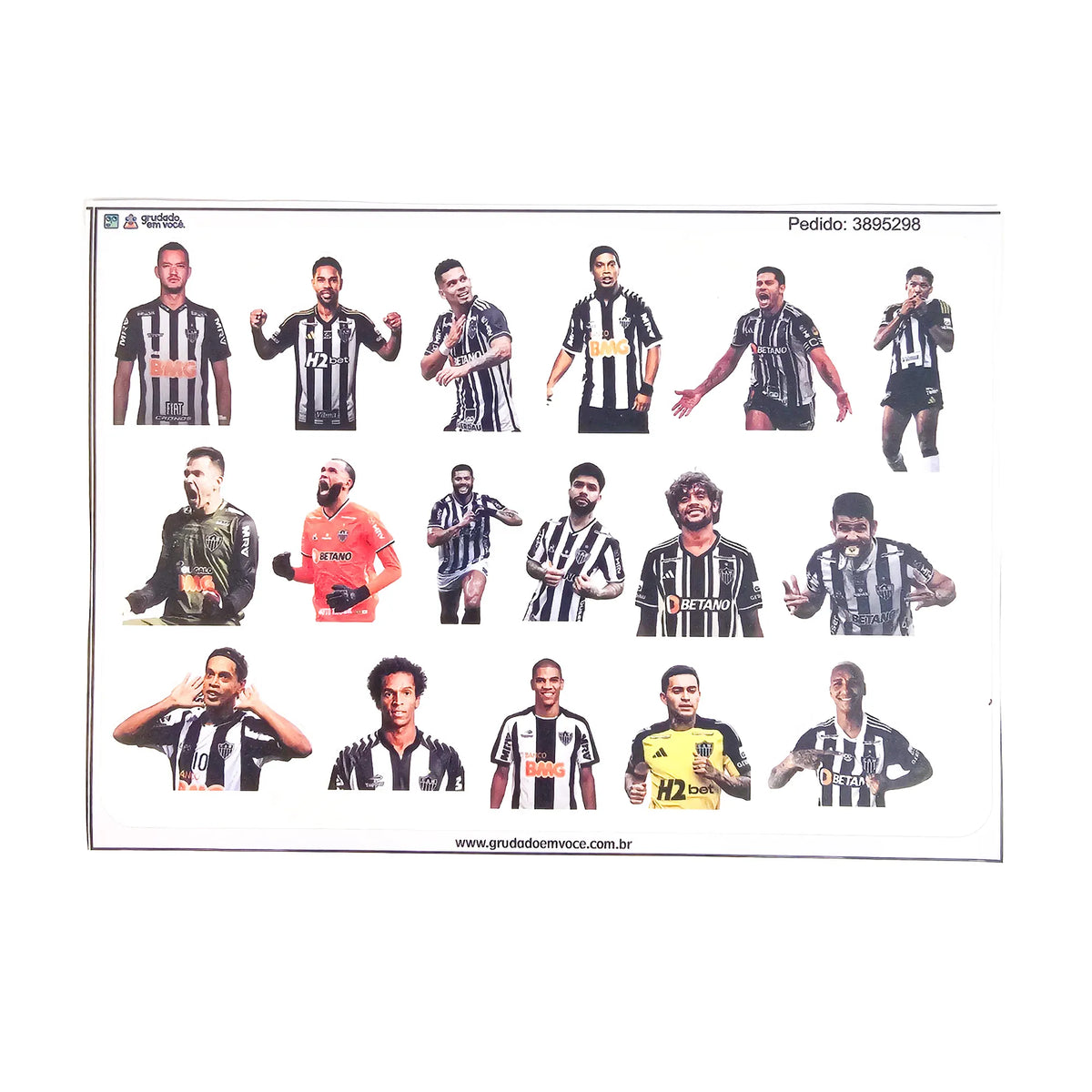 Combo Meu Craque Atlético Mineiro Personalizado