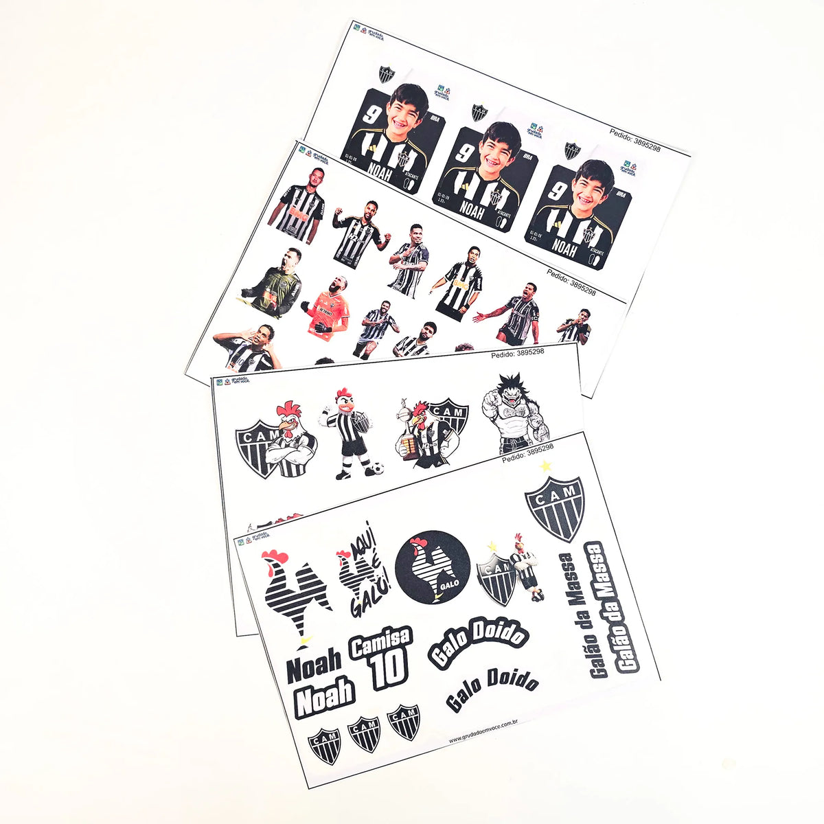 Combo Meu Craque Atlético Mineiro Personalizado