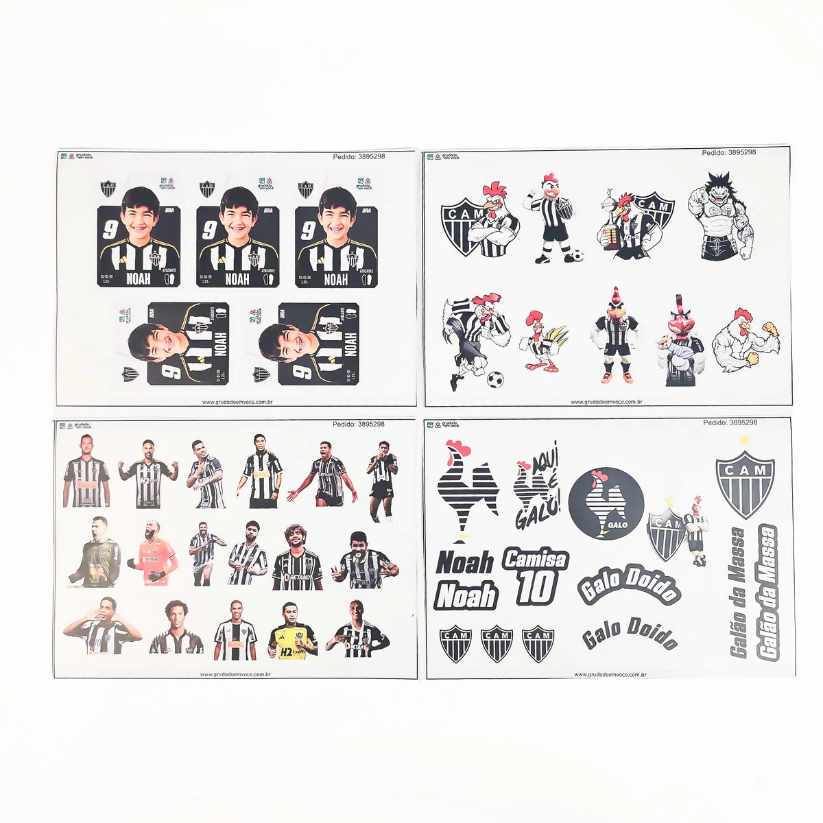 Combo Meu Craque Atlético Mineiro Personalizado