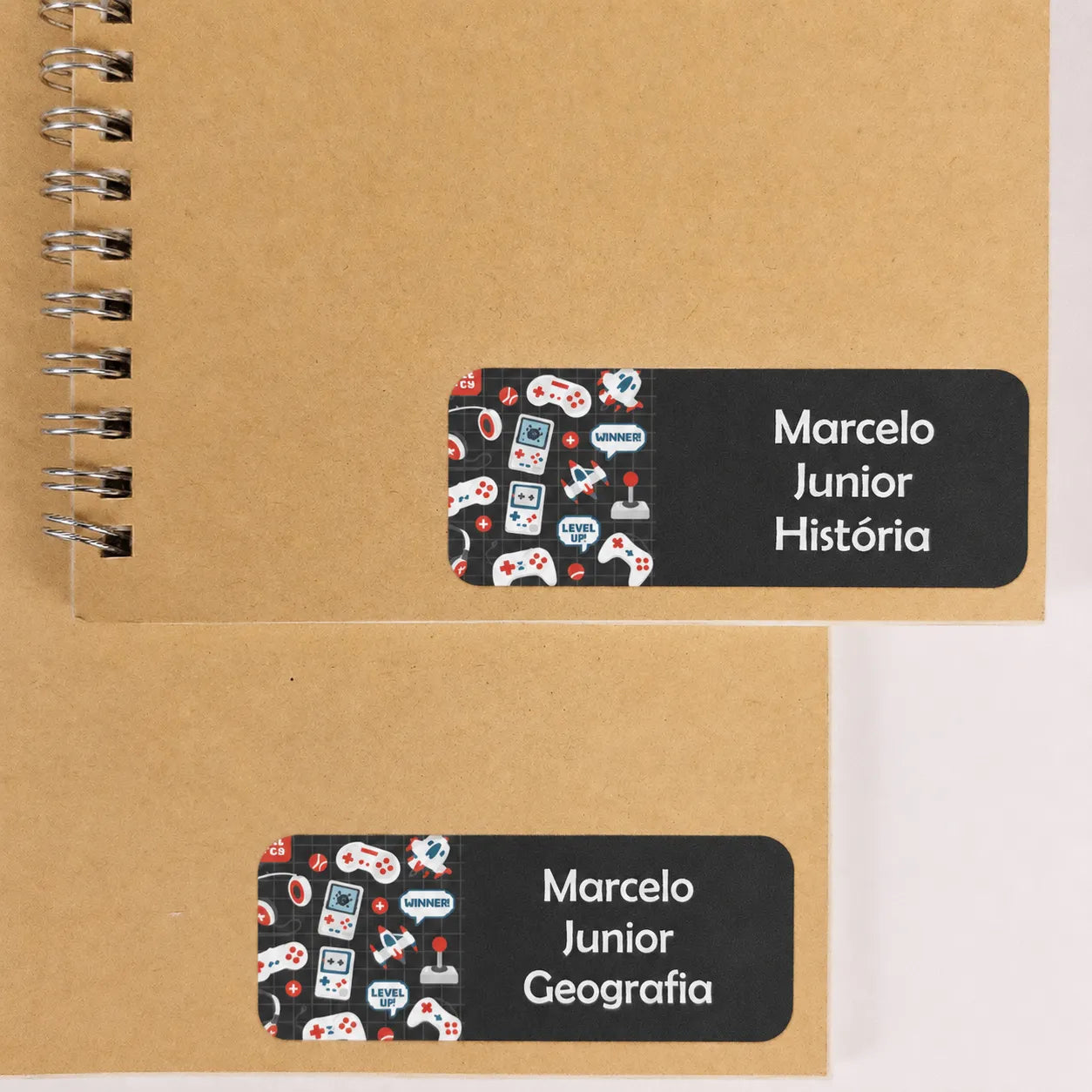 Etiqueta para Caderno