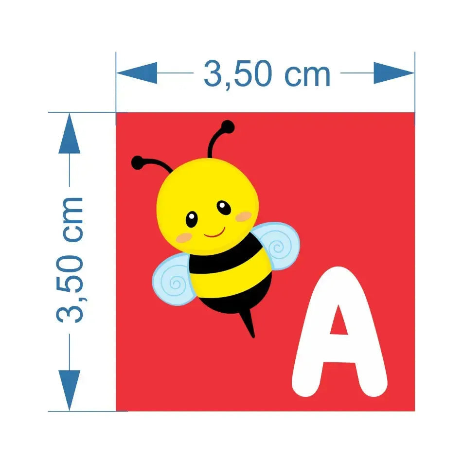 Alfabeto com Imagens-Grudado em Você-Personalizados