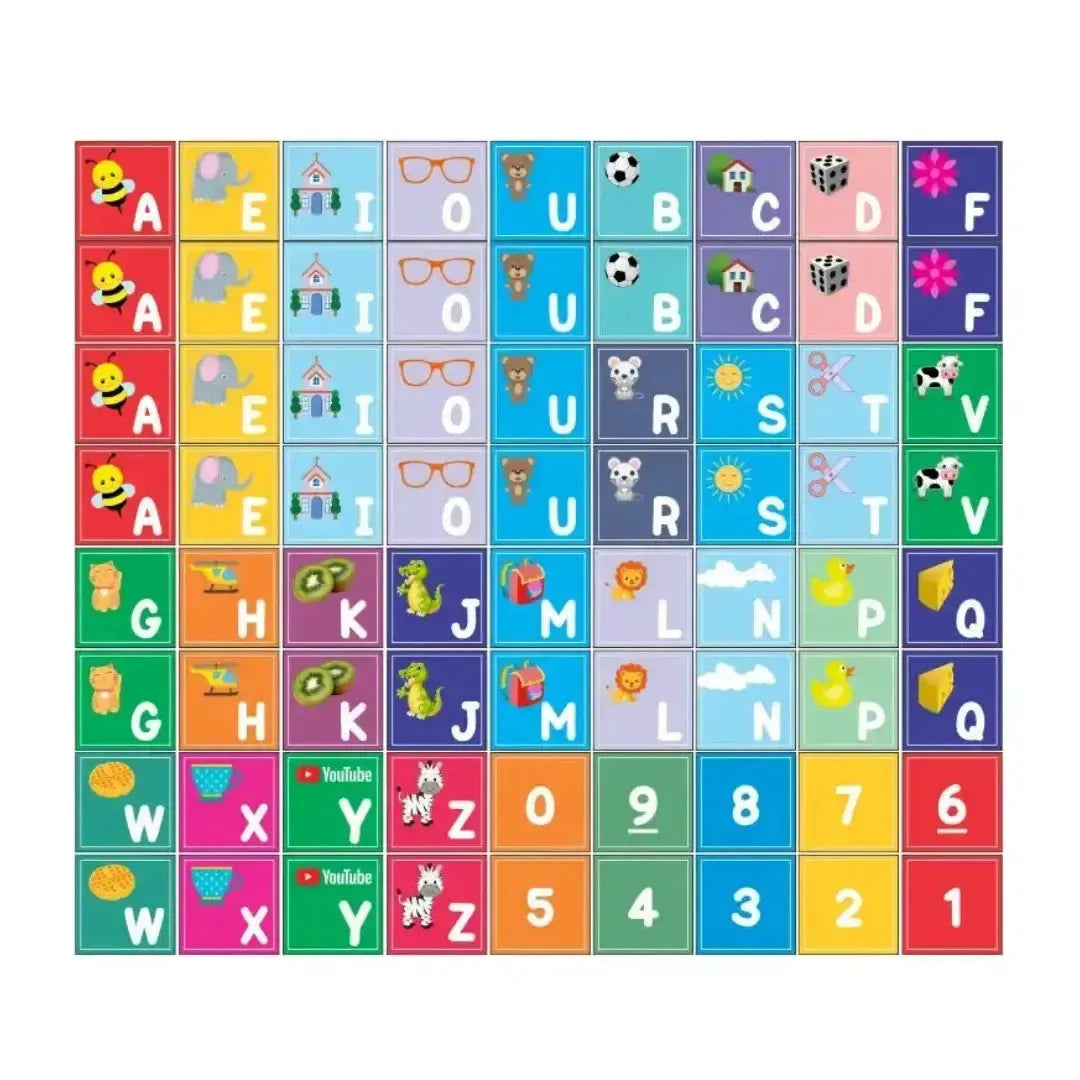 Alfabeto com Imagens-Grudado em Você-Personalizados