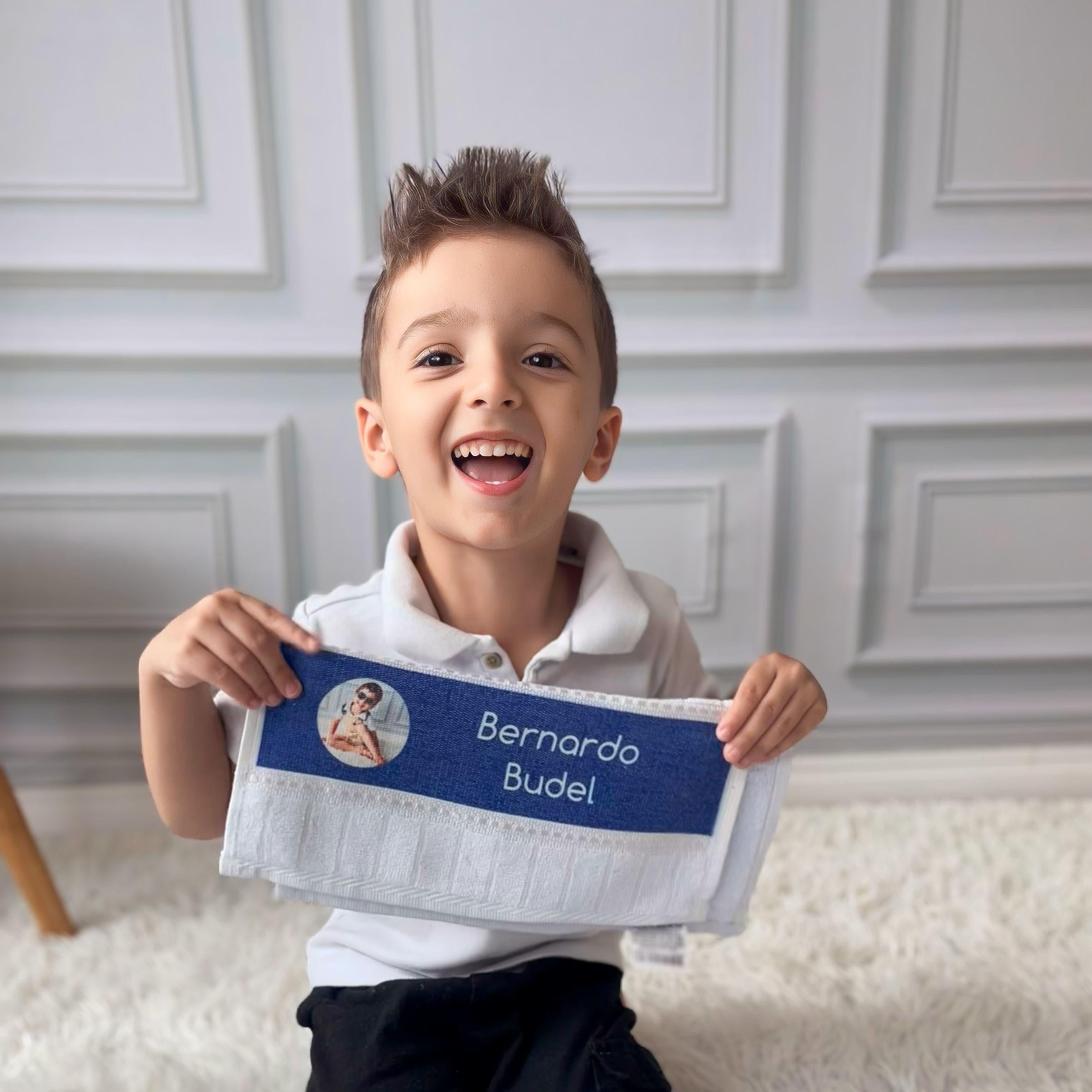 Toalha de Mão Personalizada com Foto