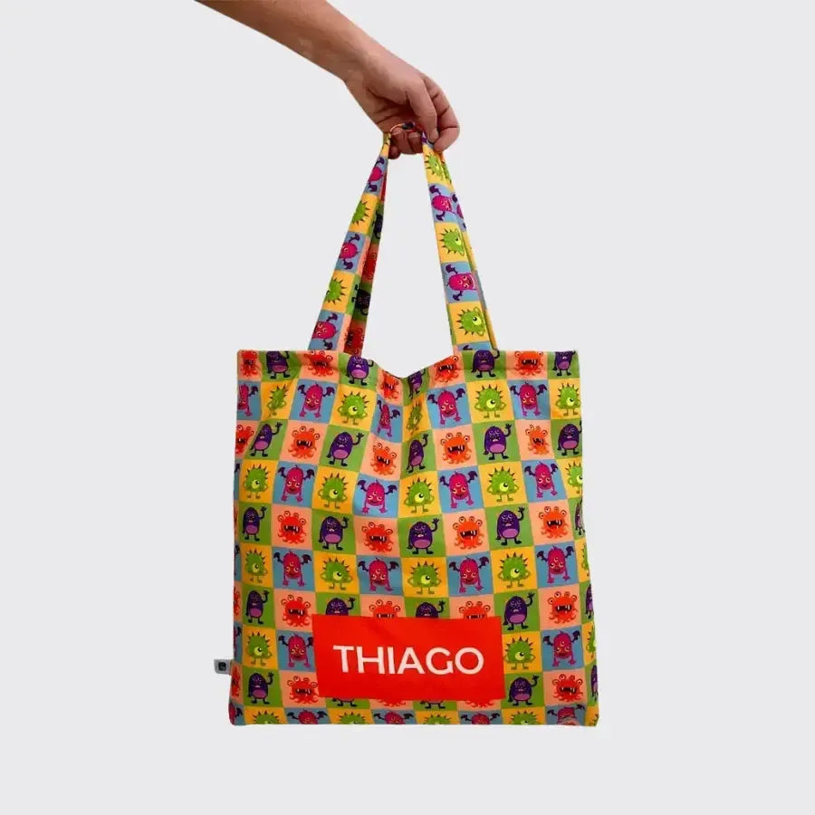 Bolsinha Dobrável-Grudado em Você-Personalizados