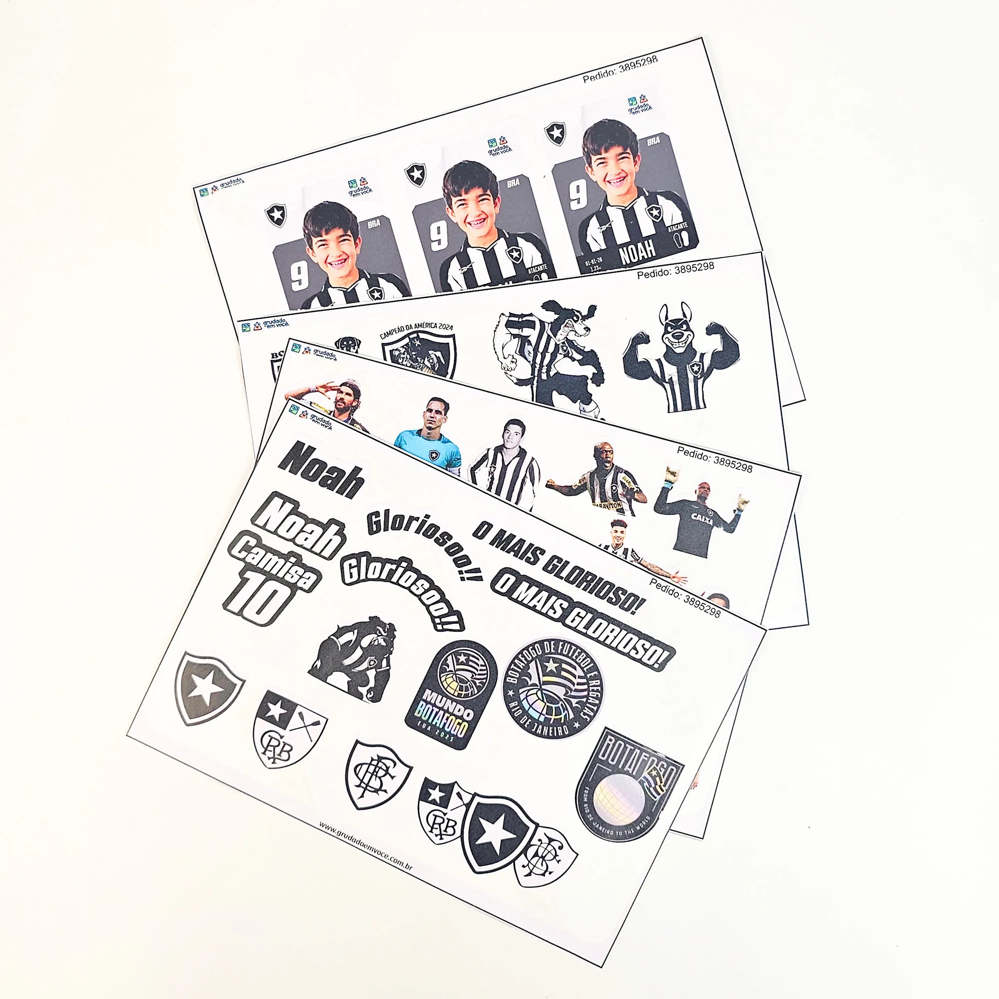 Combo Meu Craque Botafogo Personalizado