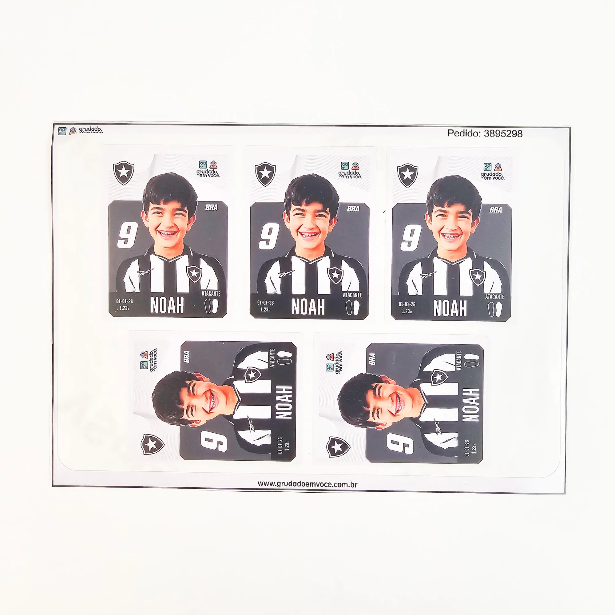Combo Meu Craque Botafogo Personalizado