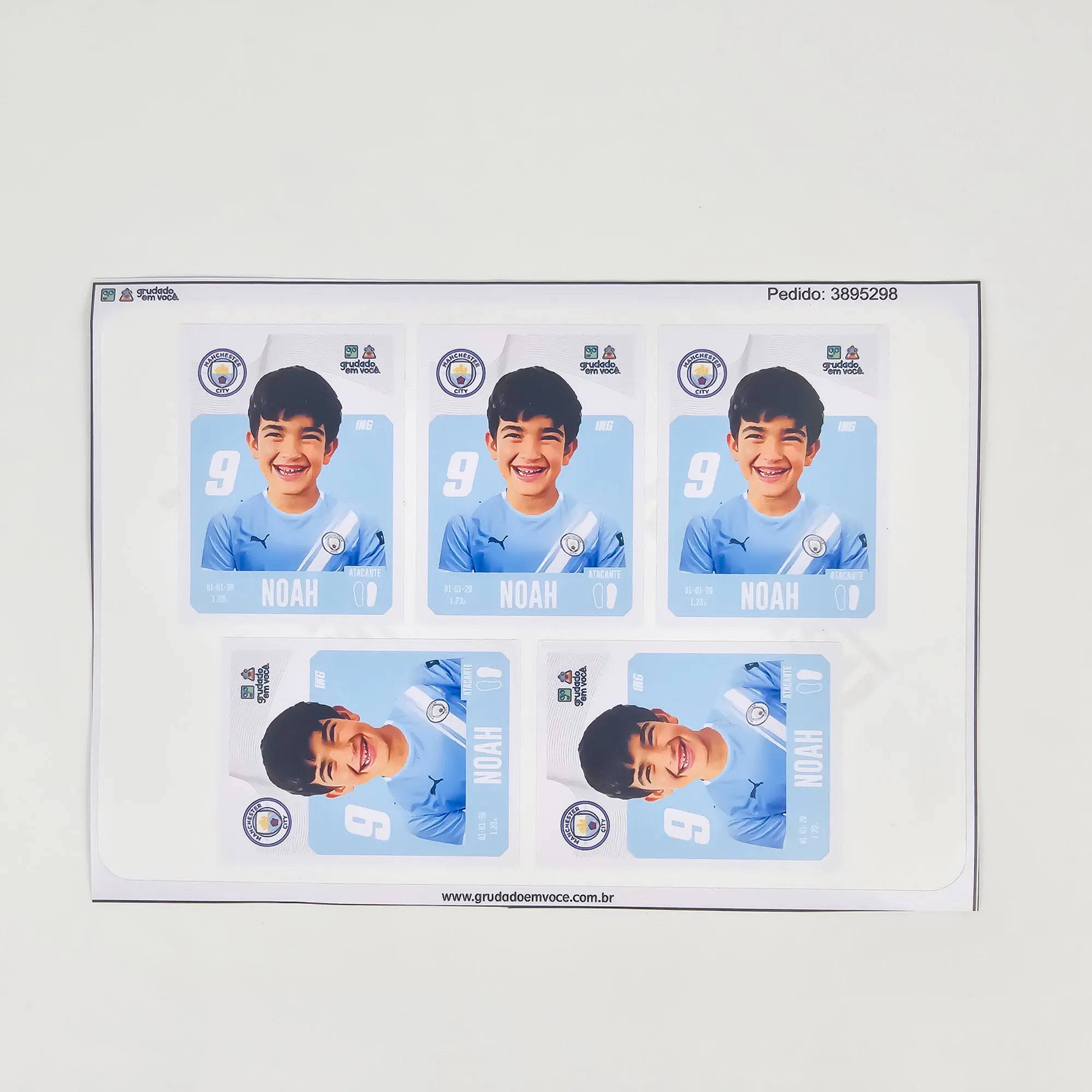 Combo Meu Craque Manchester City Personalizado