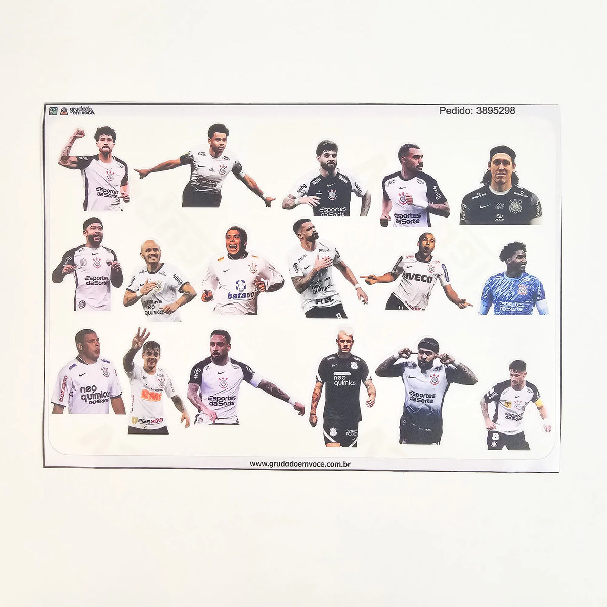 Combo Meu Craque Corinthians Personalizado