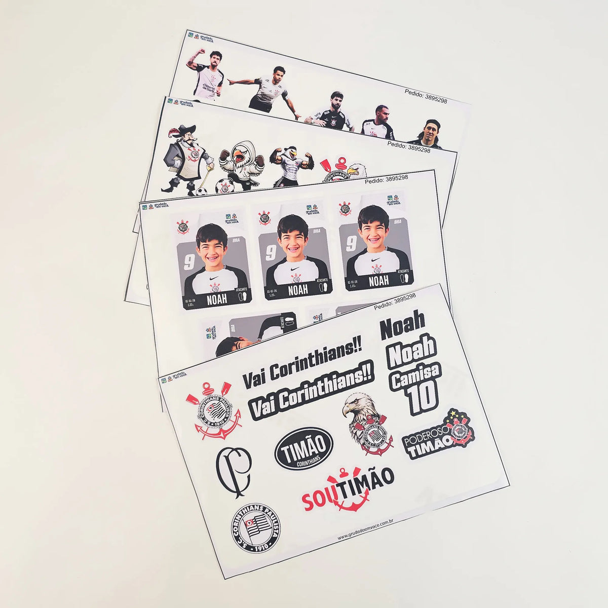 Combo Meu Craque Corinthians Personalizado