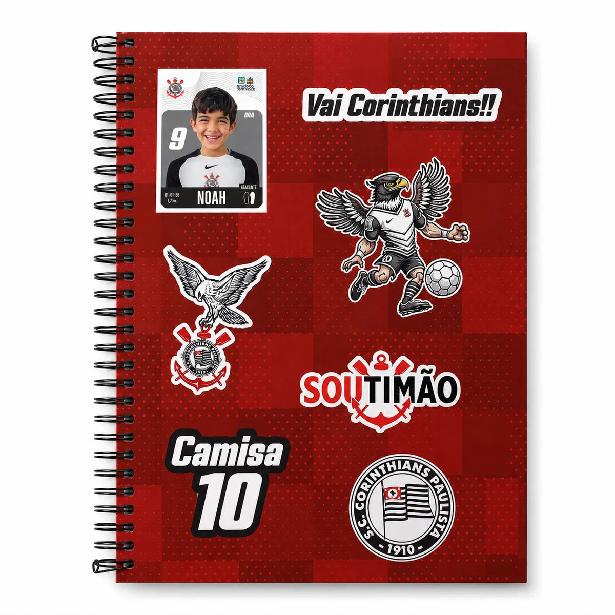 Combo Meu Craque Corinthians Personalizado