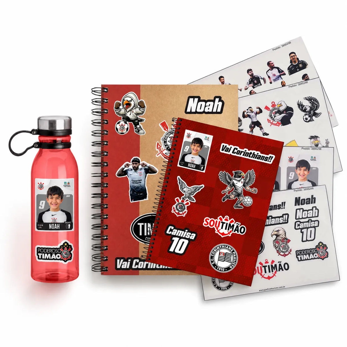 Combo Meu Craque Corinthians Personalizado