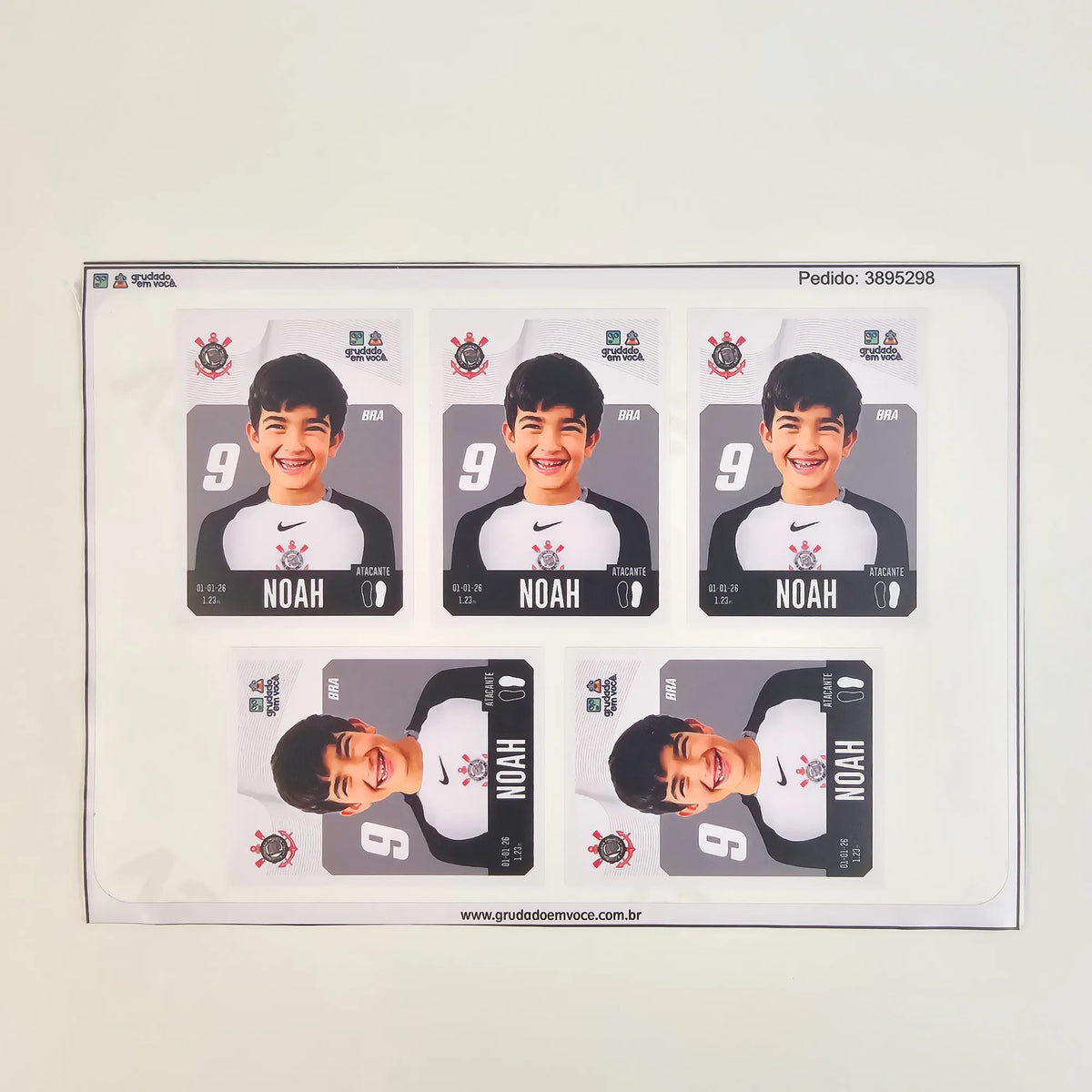 Combo Meu Craque Corinthians Personalizado