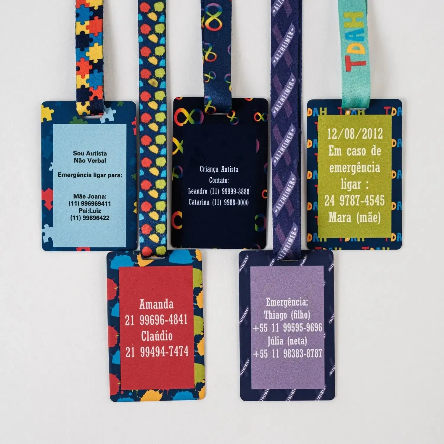 Crachá de Identificação-Grudado em Você-Personalizados