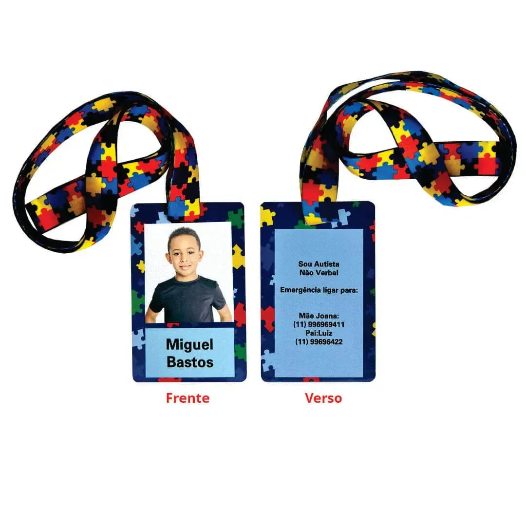 Crachá de Identificação-Grudado em Você-Personalizados