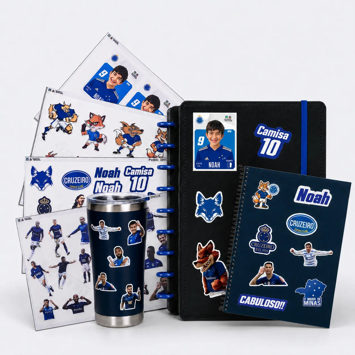 Combo Meu Craque Cruzeiro Personalizado