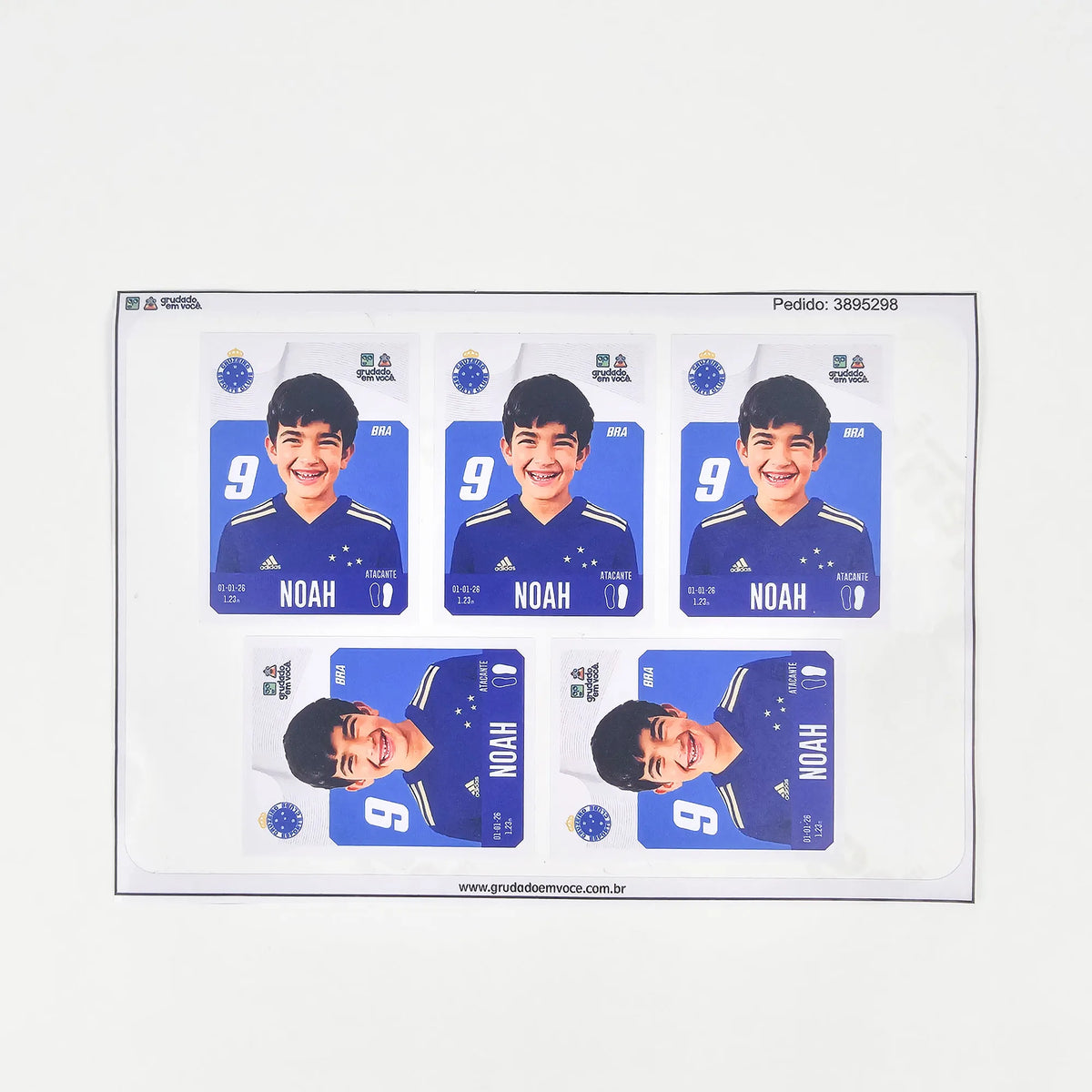 Combo Meu Craque Cruzeiro Personalizado
