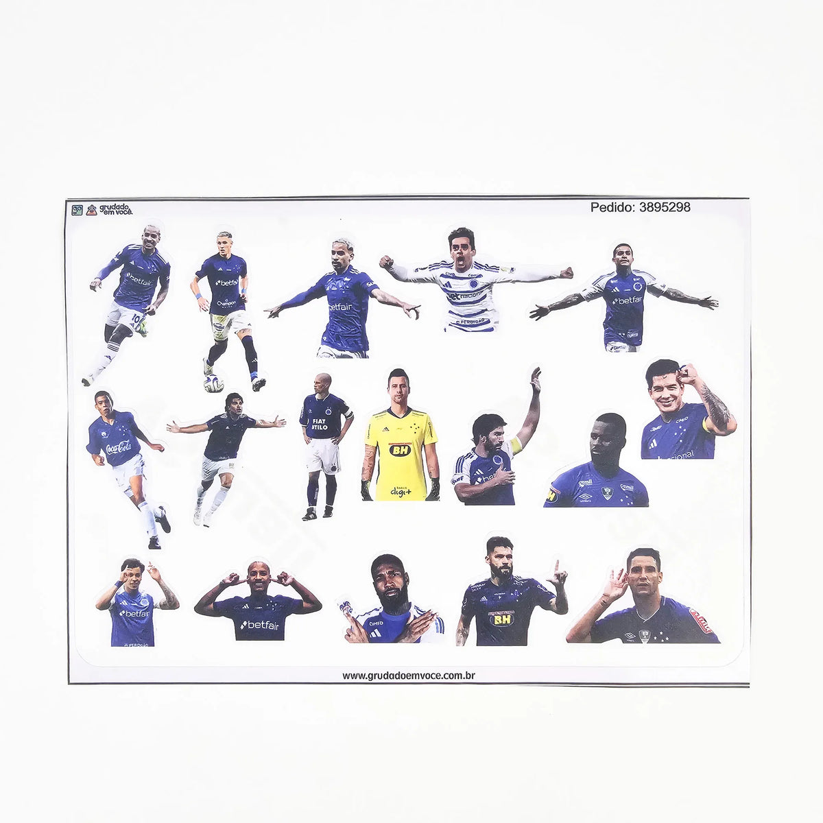 Combo Meu Craque Cruzeiro Personalizado
