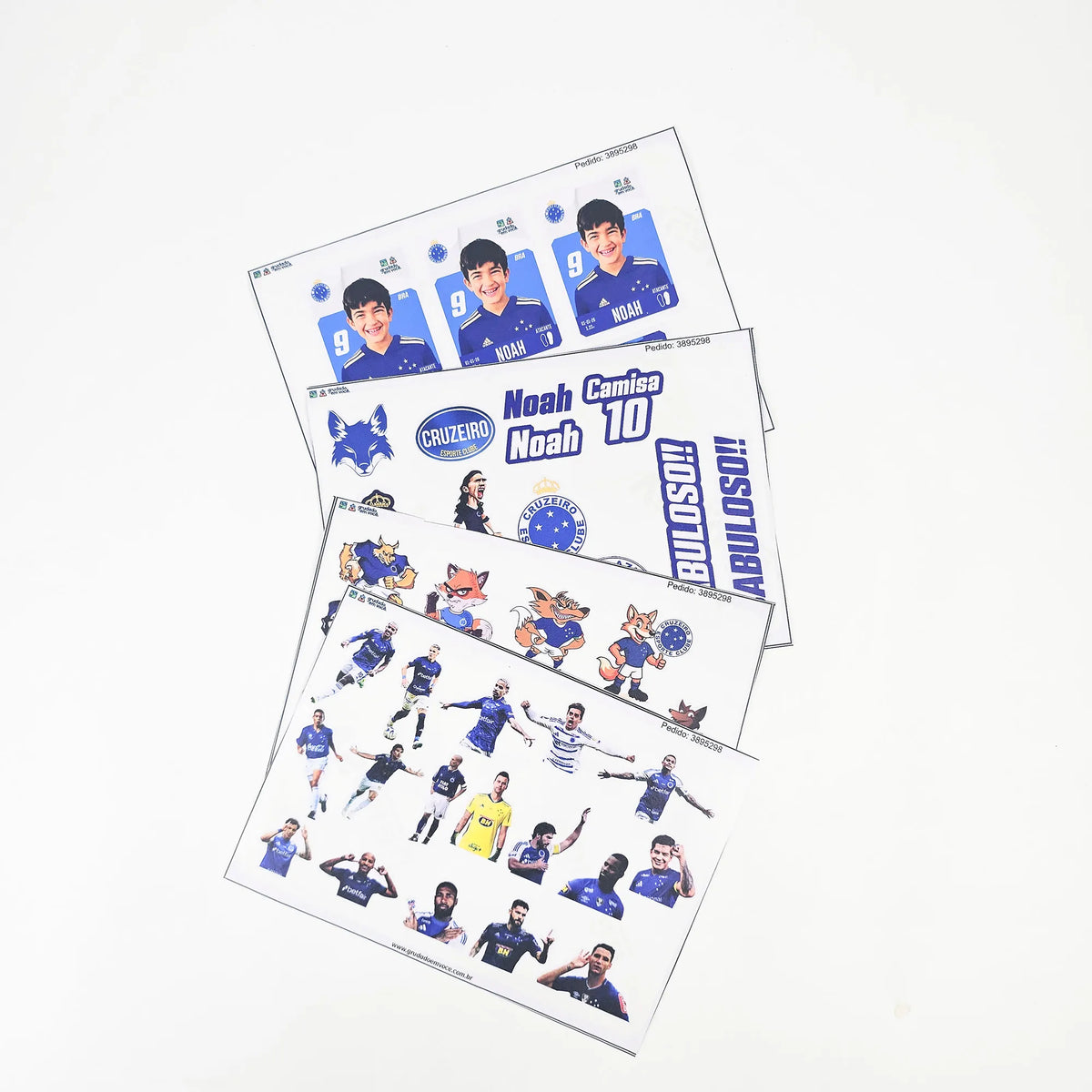Combo Meu Craque Cruzeiro Personalizado