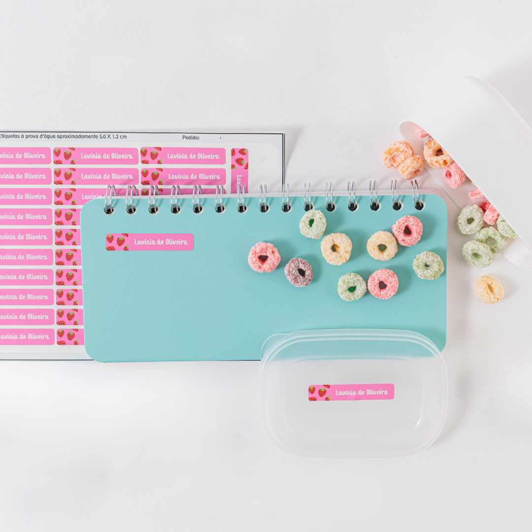 Etiqueta Personalizada Fininha Colorida