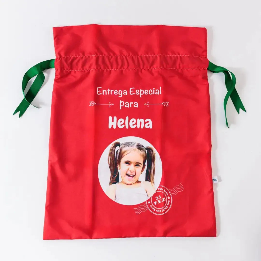 Saco de Natal com Foto