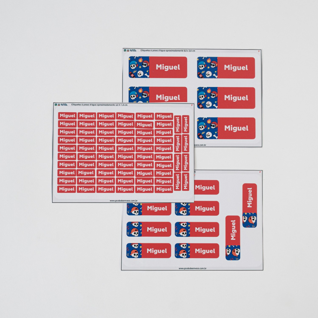 Etiquetas Kit Teen