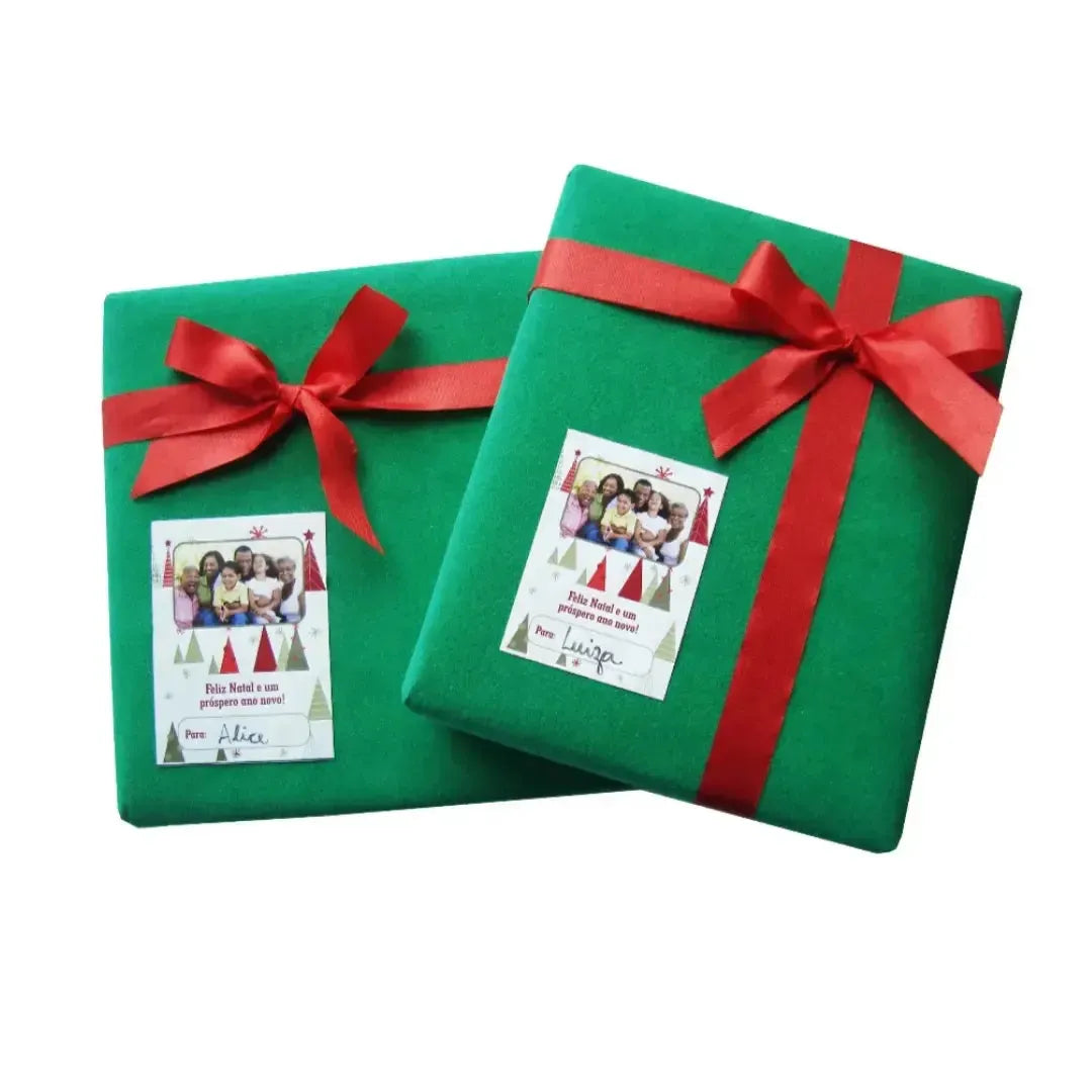 Etiqueta De/Para Foto-Grudado em Você-Personalizados