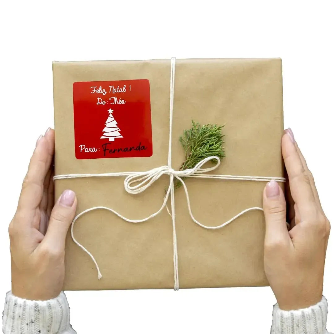 Etiqueta Presente Básica-Grudado em Você-Personalizados