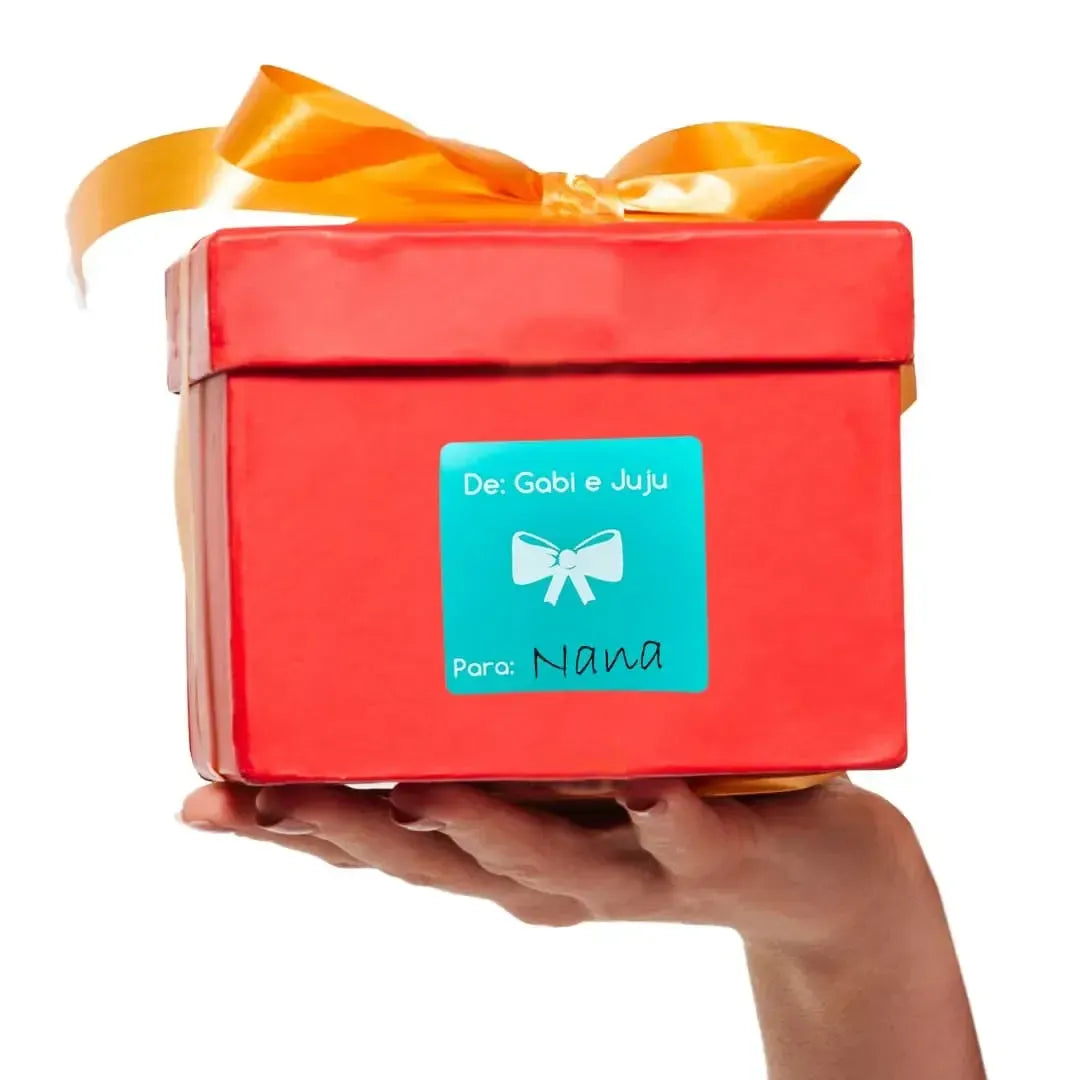 Etiqueta Presente Básica-Grudado em Você-Personalizados