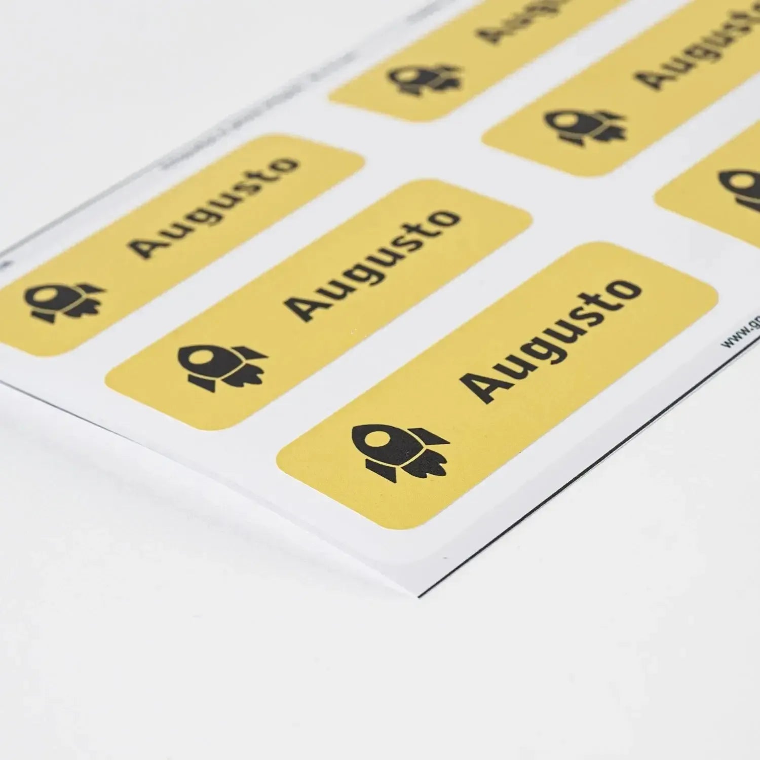 Etiqueta Retangular Grande-Grudado em Você-Personalizados