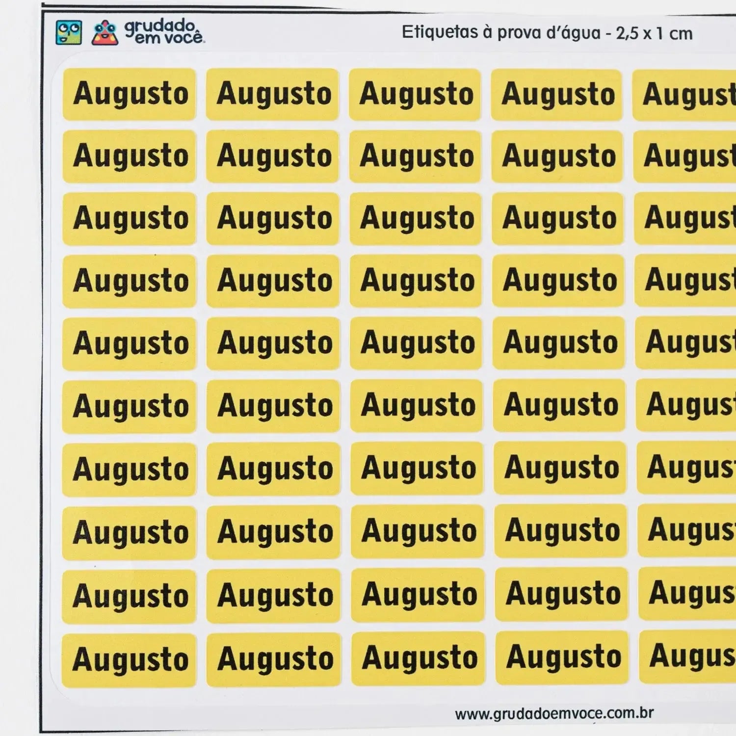 Etiqueta Super Mini-Grudado em Você-Personalizados