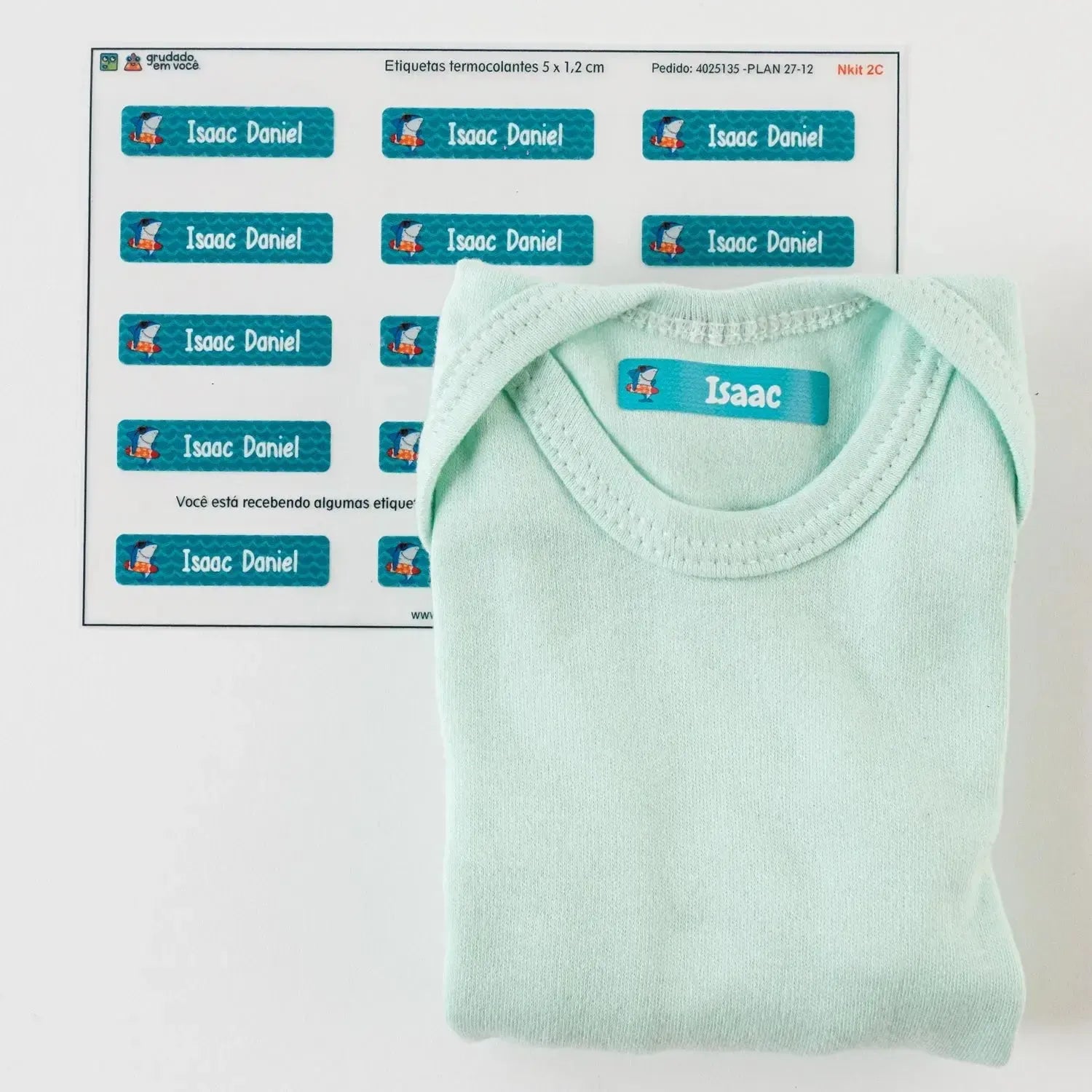 Etiqueta Termocolante Colorida-Grudado em Você-Personalizados