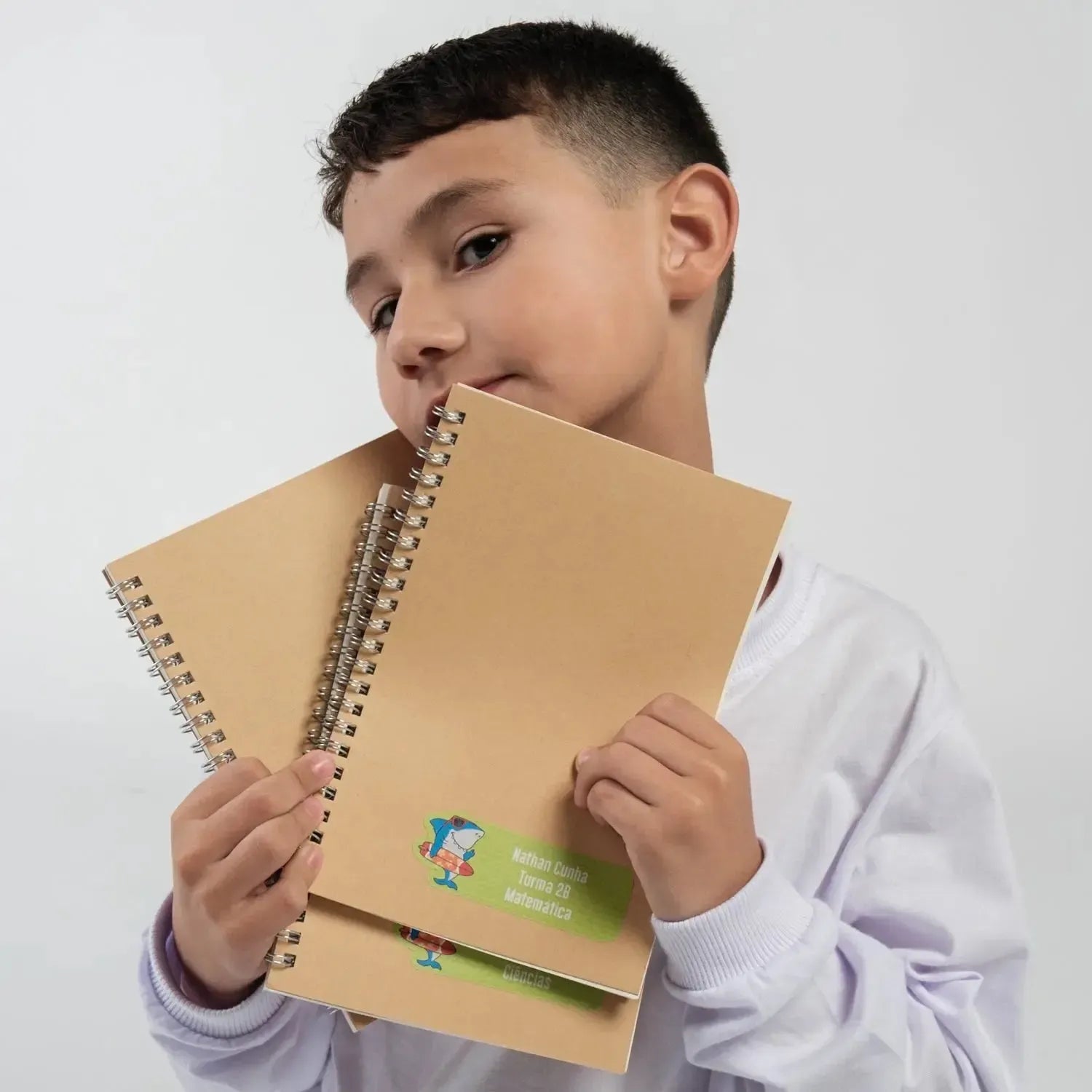 Etiqueta para Caderno-Grudado em Você-Personalizados