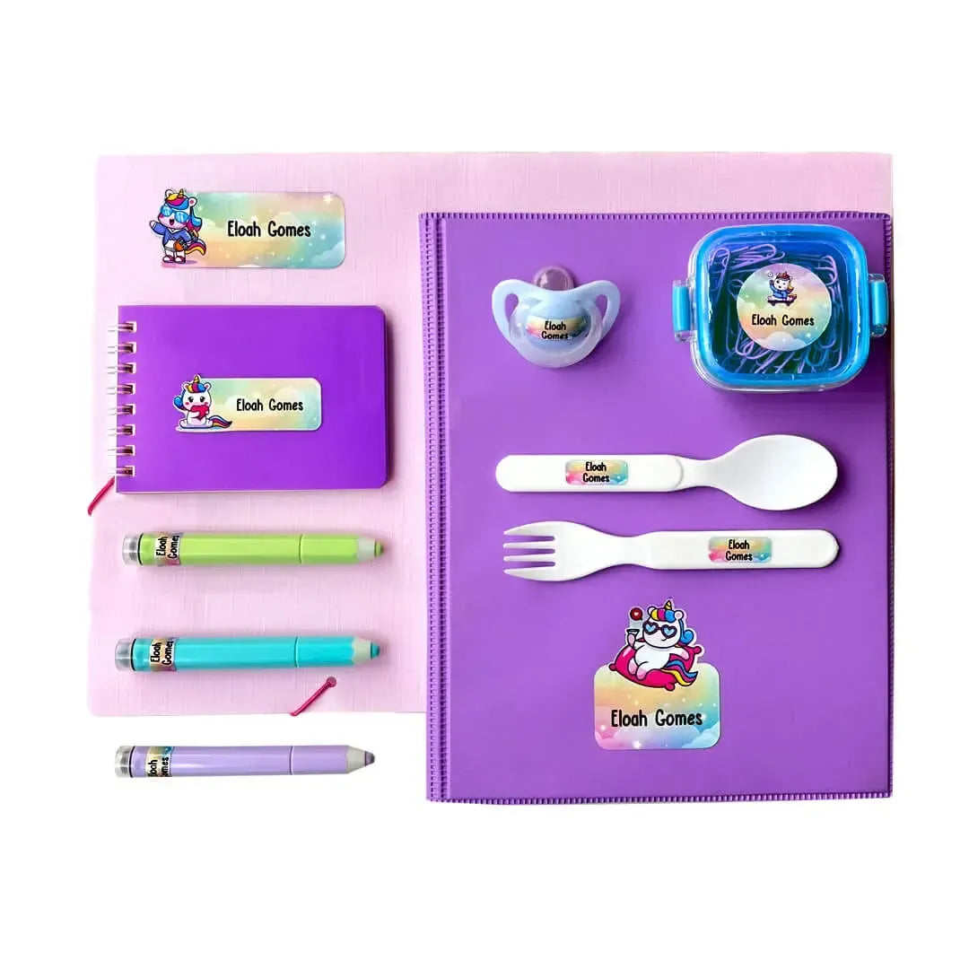 Etiquetas Kit Super Fofo-Grudado em Você-Personalizados