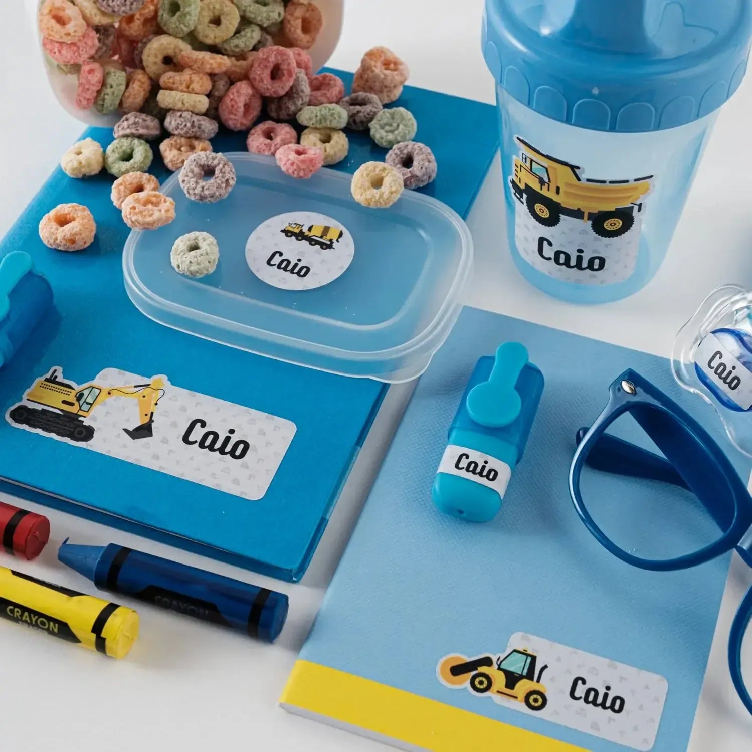 Etiquetas Kit Super Fofo-Grudado em Você-Personalizados