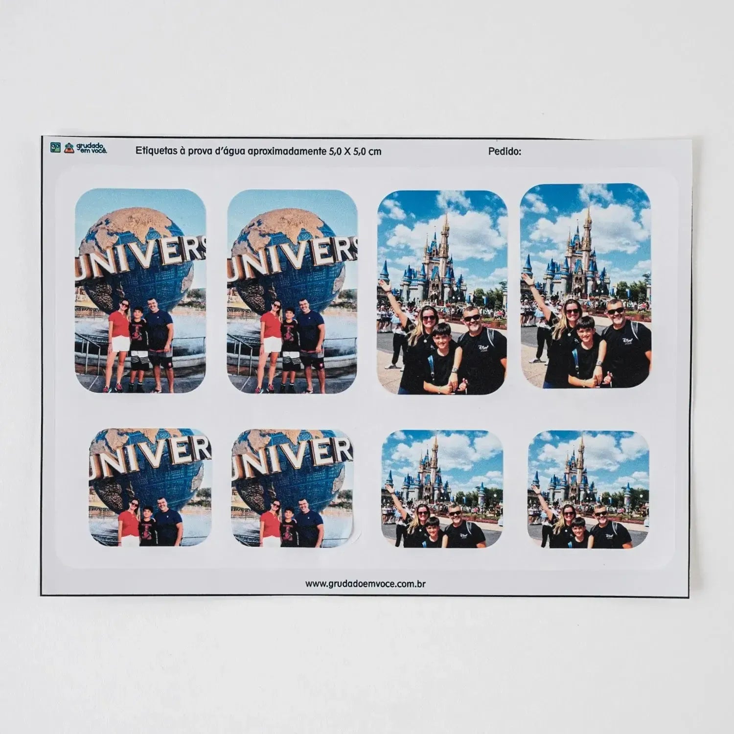 Fotos Adesivas-Grudado em Você-Personalizados