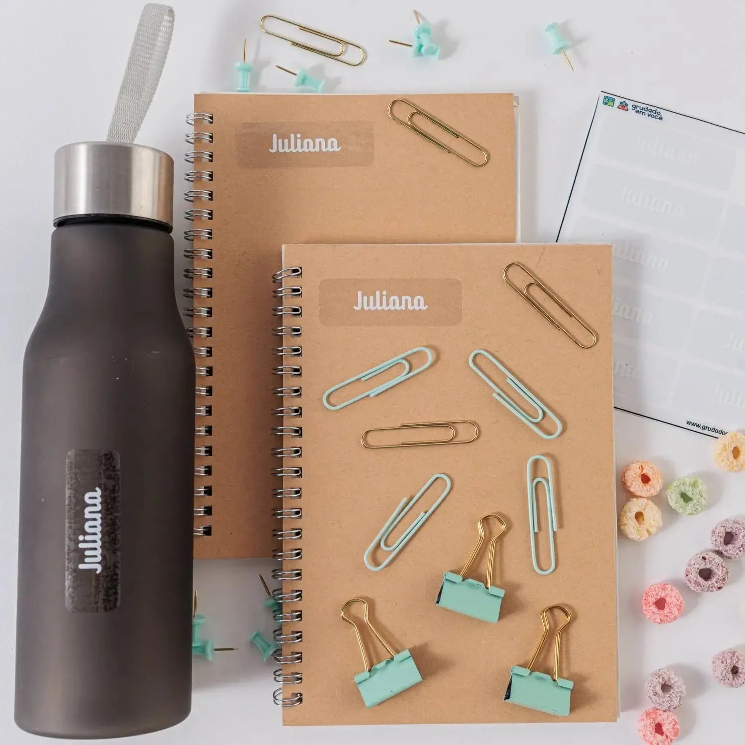 Etiqueta Média Transparente