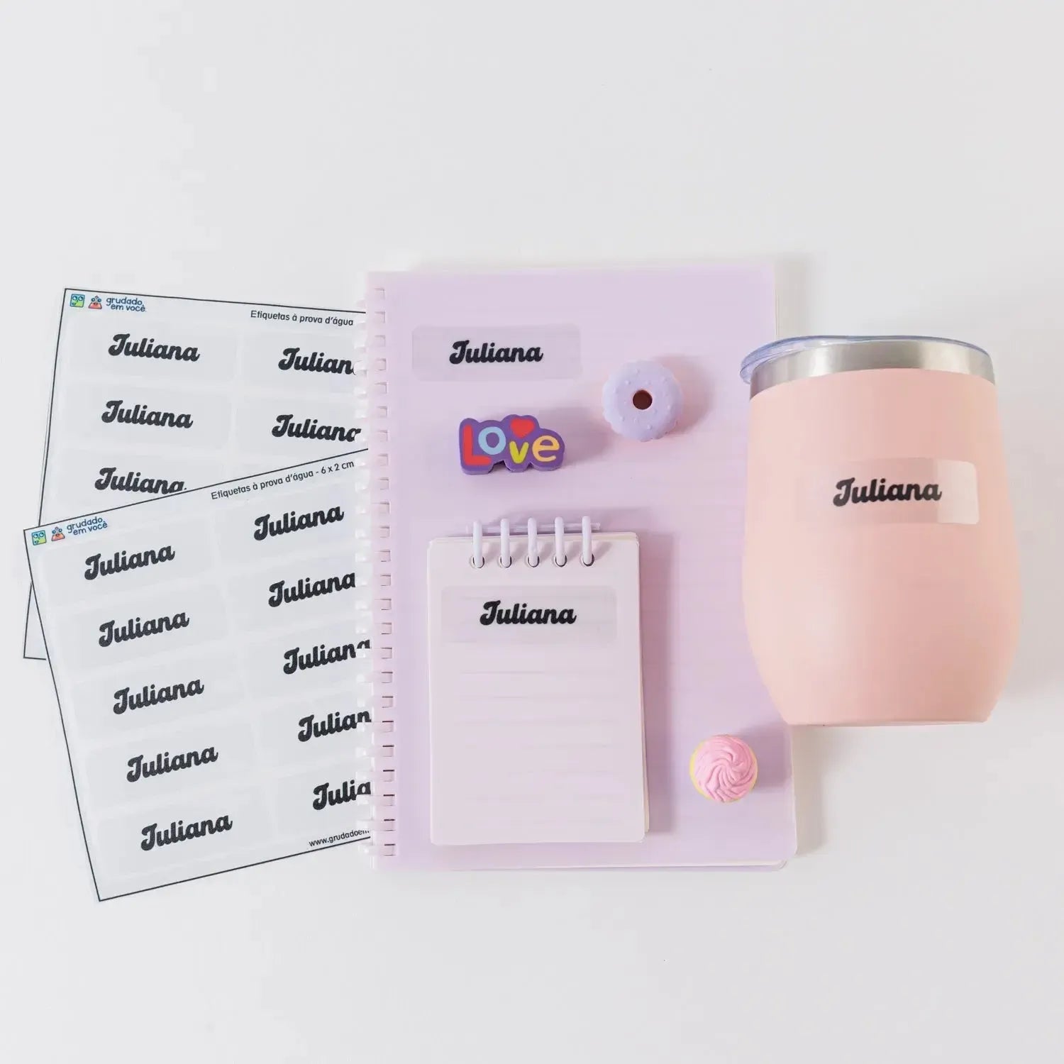 Etiqueta Média Transparente