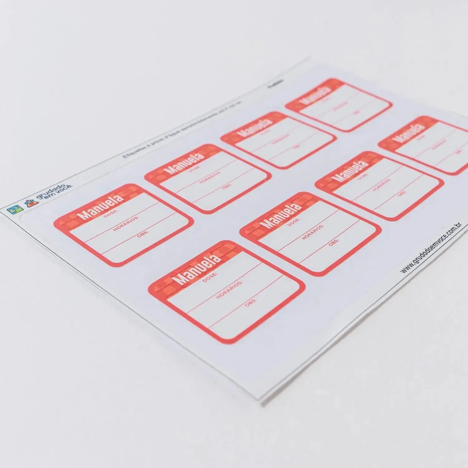 Etiquetas Kit Remédios