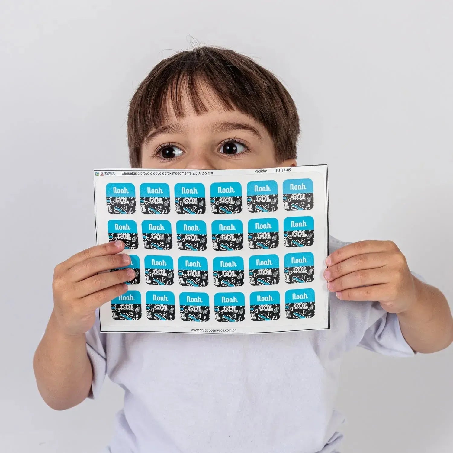 Etiqueta Quadrada Colorida