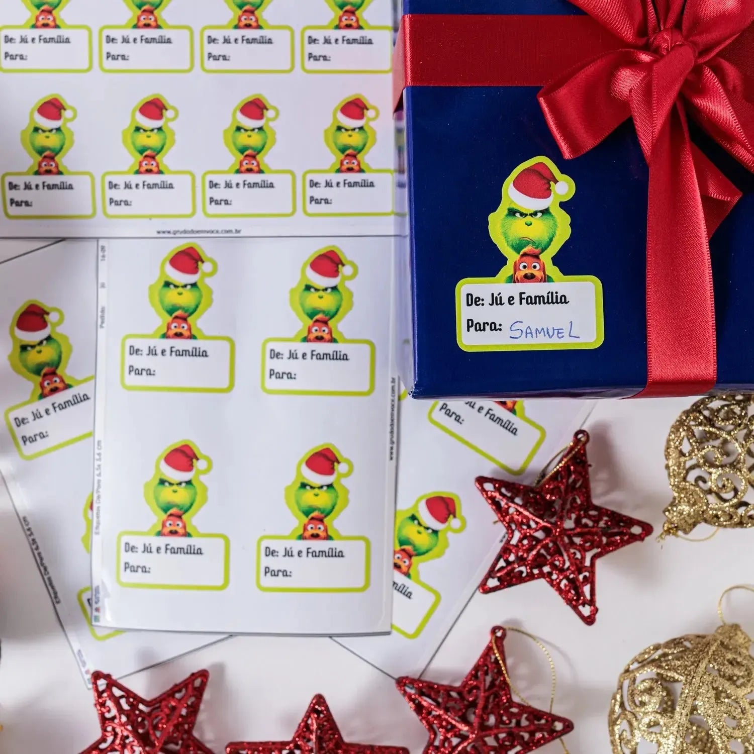 Etiqueta De / Para Natal