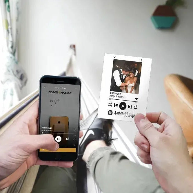 Imã Polaroid-Grudado em Você-Personalizados