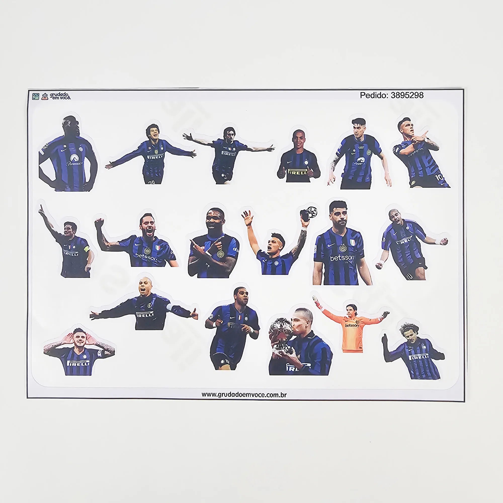 Combo Meu Craque Inter de Milão Personalizado