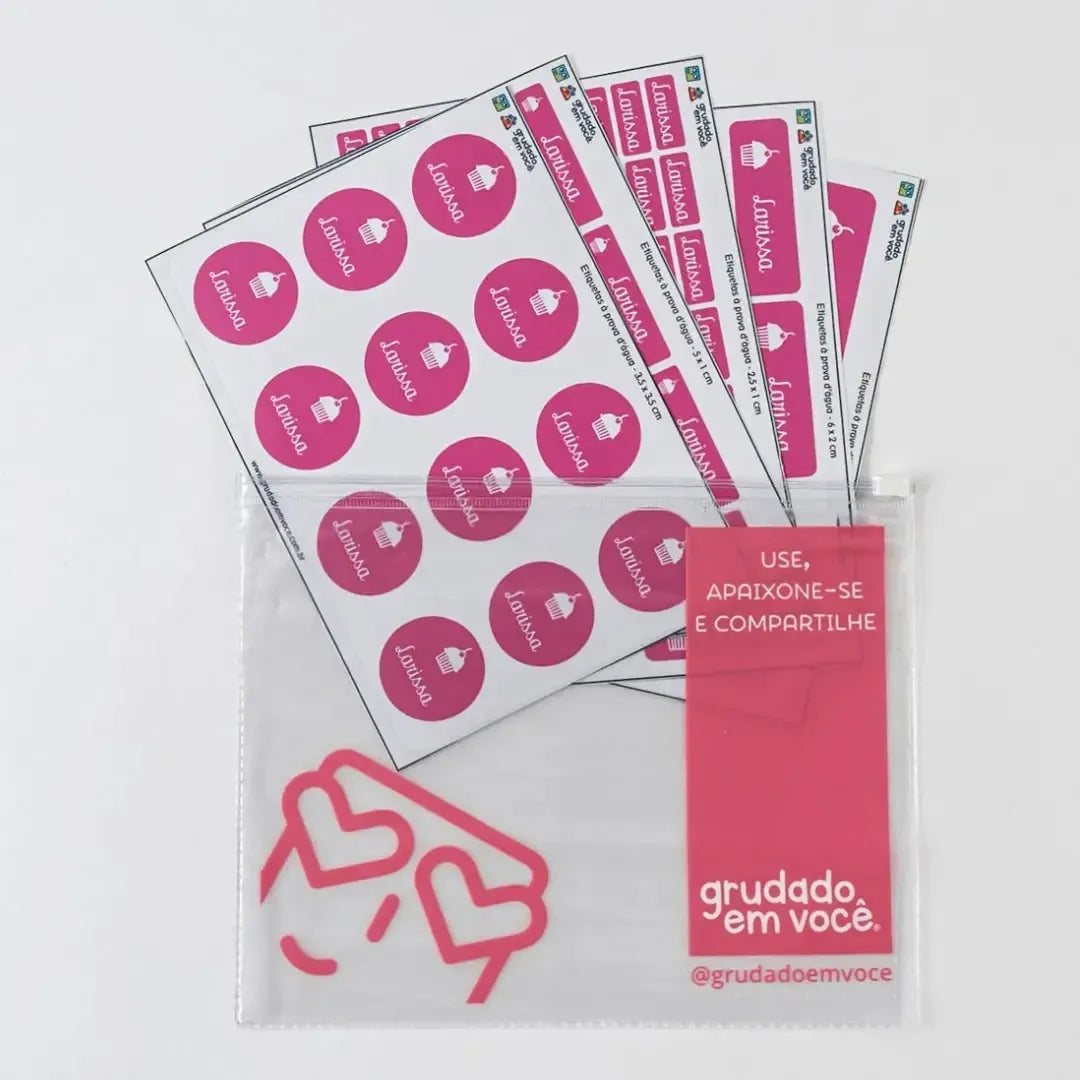 Kit Coisinhas-Grudado em Você-Personalizados