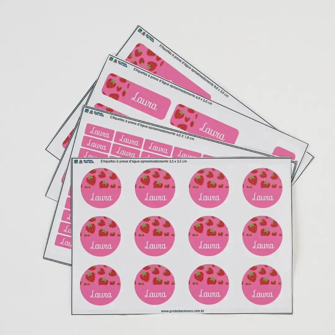 Kit Colorido Mix-Grudado em Você-Personalizados