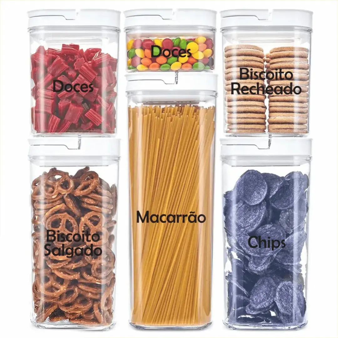Kit Organização Transparente