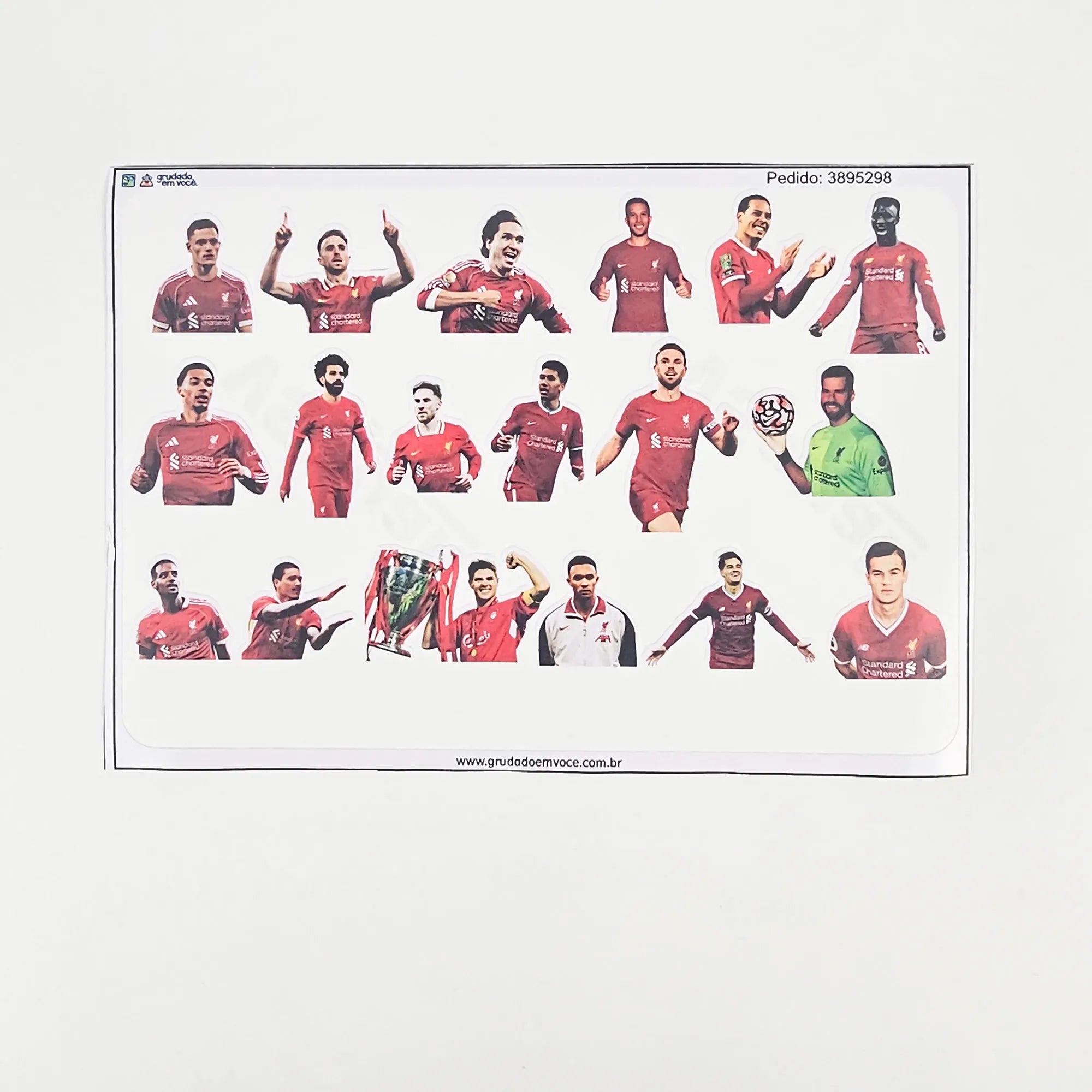 Combo Meu Craque Liverpool Personalizado